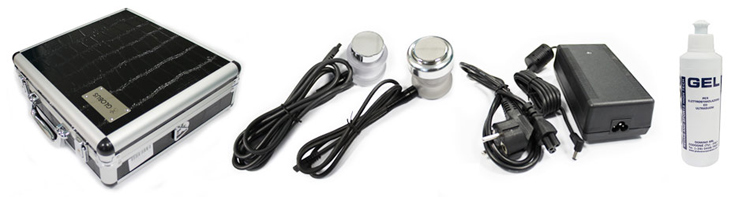 Contenu du pack de cavitation par ultrasons Globus Lipozero G39 Contenu du pack de cavitation par ultrasons Globus Lipozero G39