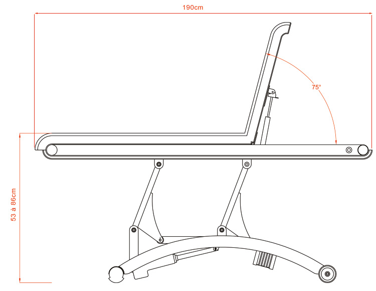 Dimensions table cervic Dimensions table cervic