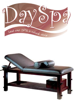 Table de soin et massage bois Day Spa Misao