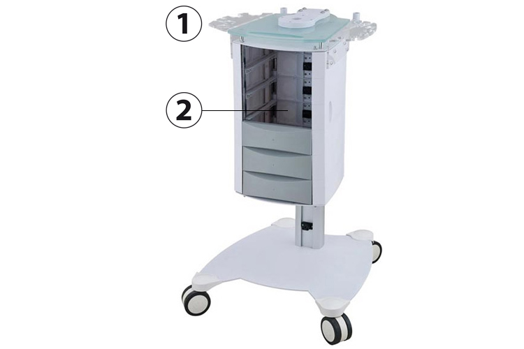 Chariot modulable B-System simple Weelko