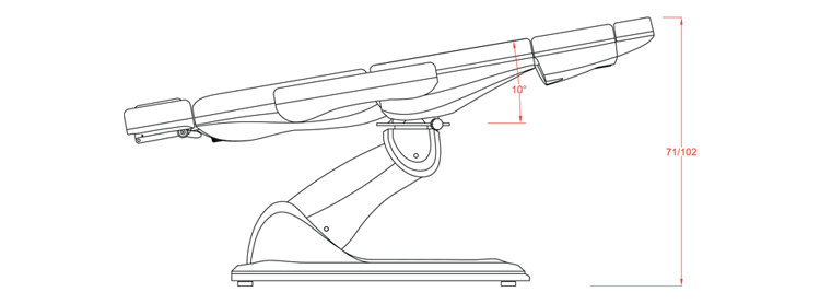 inclinaison + rotation fauteuil Weelko Tarse