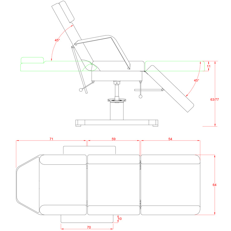 Fauteuil hydraulique Weelko Ment