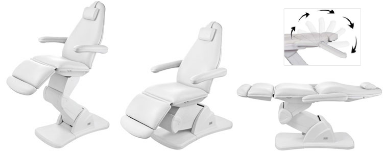 Différentes positions du fauteuil de massage Weelko Front